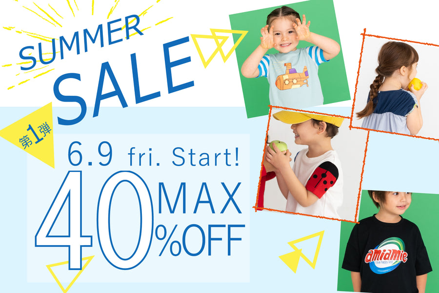 【ami amie】SUMMER SALE 6.9 fri. 12:00 -