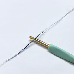 もったいない糸:1041　   キッドモヘア55%ｘアクリルスラブ絣 　約210g(1554m）