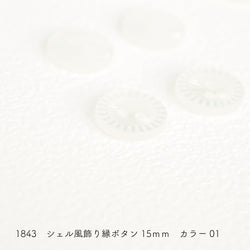 sawada itto：サワダイット-副資材-1843シェル風ボタン