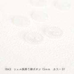sawada itto：サワダイット-副資材-1843シェル風ボタン