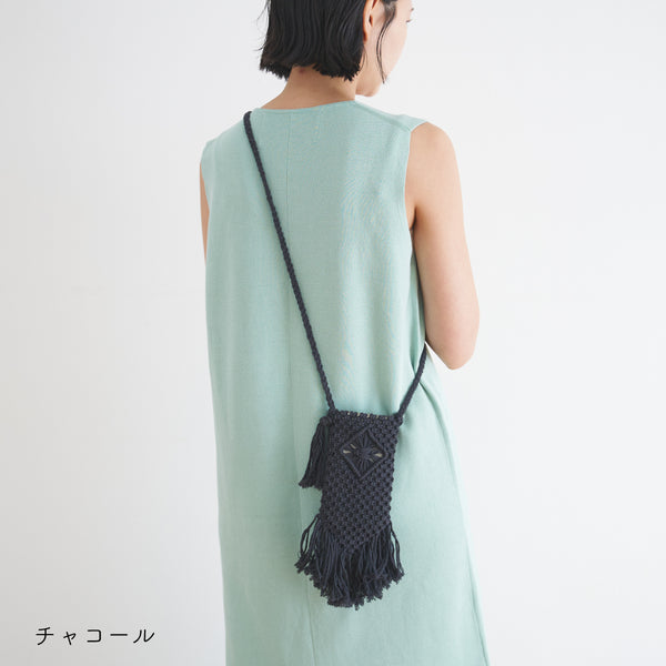 sawada itto：サワダイット-cotton twist 2mm-マクラメポシェット