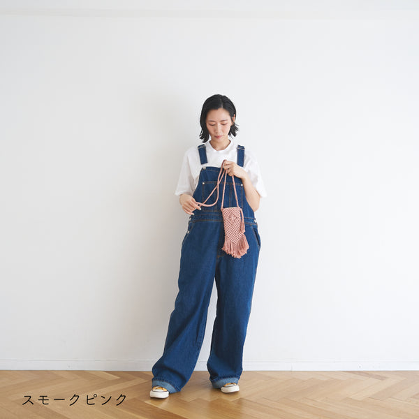 sawada itto：サワダイット-cotton twist 2mm-マクラメポシェット