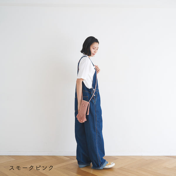 sawada itto：サワダイット-cotton twist 2mm-マクラメポシェット