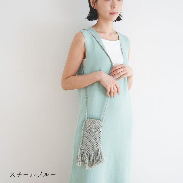 sawada itto：サワダイット-cotton twist 2mm-マクラメポシェット