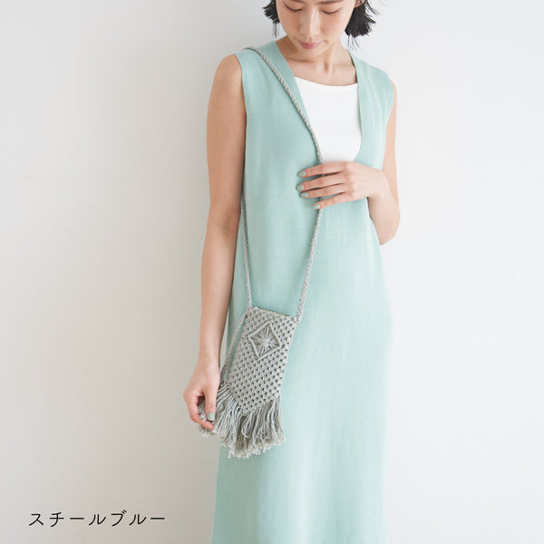 sawada itto：サワダイット-cotton twist 2mm-マクラメポシェット