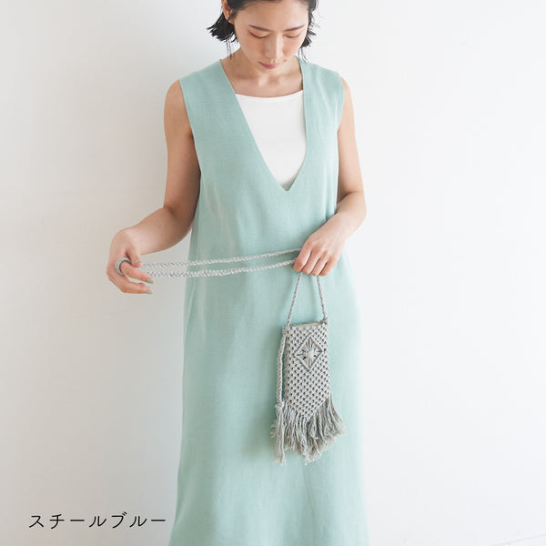 sawada itto：サワダイット-cotton twist 2mm-マクラメポシェット