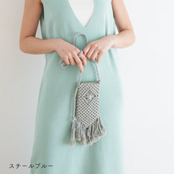 sawada itto：サワダイット-cotton twist 2mm-マクラメポシェット