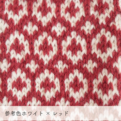 sawada itto：サワダイット-デジタル編み図2208t-9-編み込みミトン