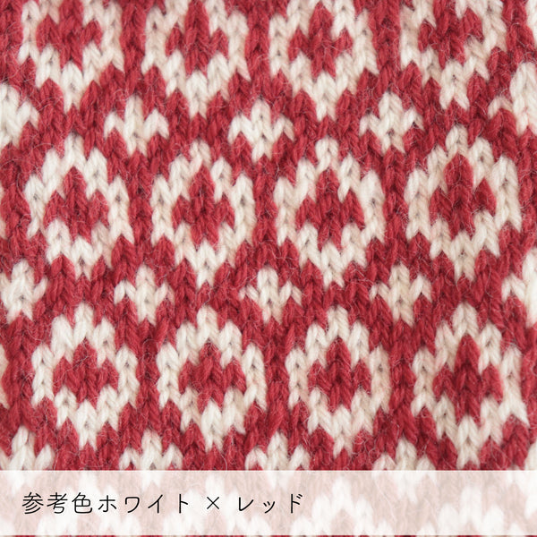 sawada itto：サワダイット-デジタル編み図2208t-9-編み込みミトン