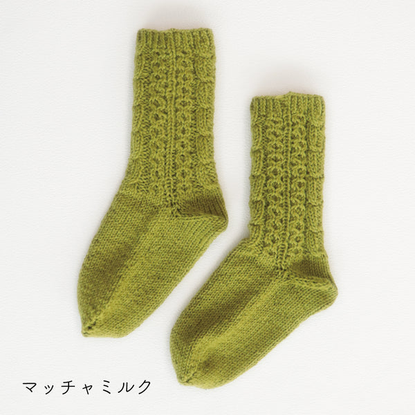 sawada itto：サワダイット-デジタル編み図2211tk-3-模様編みソックス