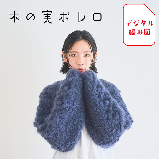 sawada itto：サワダイット-デジタル編み図2403ot-10-木の実ボレロ
