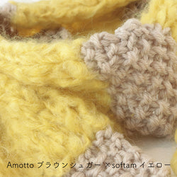 sawada itto：サワダイット-Amotto×softam-ボーダーマフラー