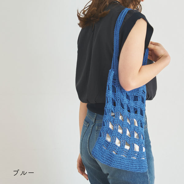 sawada itto：サワダイット-デジタル編み図2310t-13-チェックトートバッグ
