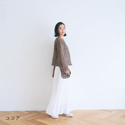 sawada itto：サワダイット-デジタル編み図2310tk-4-フレアスリーブセーター