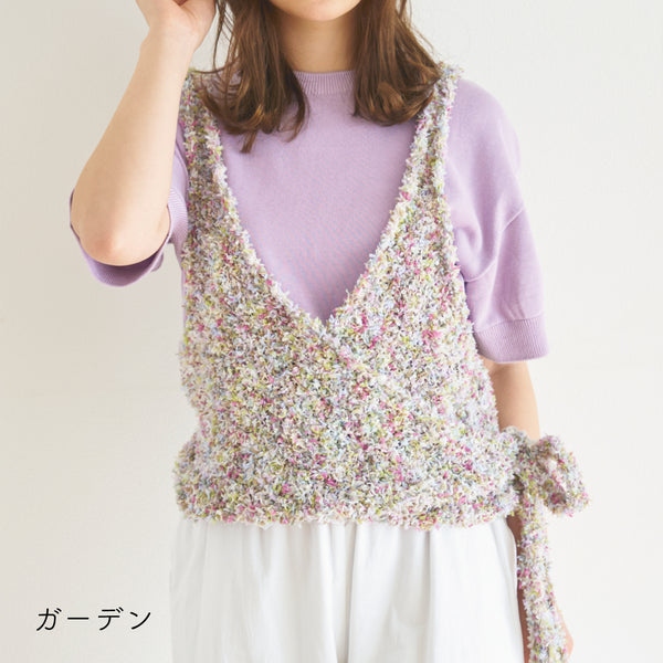 sawada itto：サワダイット-デジタル編み図2312tk-5-カシュクールベスト