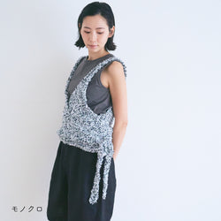 sawada itto：サワダイット-デジタル編み図2312tk-5-カシュクールベスト