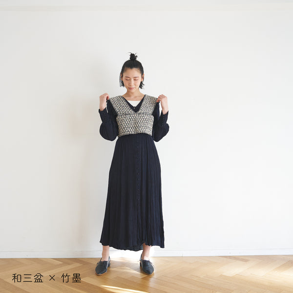 sawada itto：サワダイット-こねり-ツィード風ビスチェ　KiiTEE KiiTEE KiiTEEコラボキット