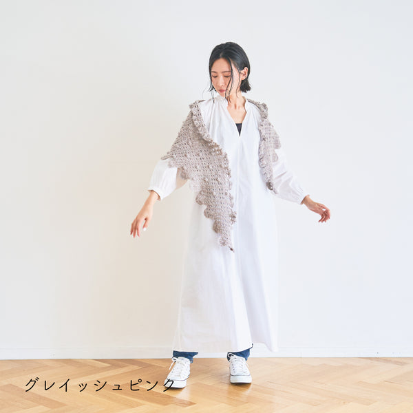 sawada itto：サワダイット-デジタル編み図2402t-16-メルティショール