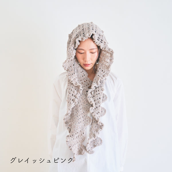 sawada itto：サワダイット-デジタル編み図2402t-16-メルティショール