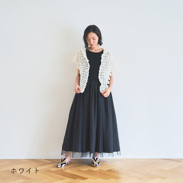 sawada itto：サワダイット-デジタル編み図2402t-16-メルティショール