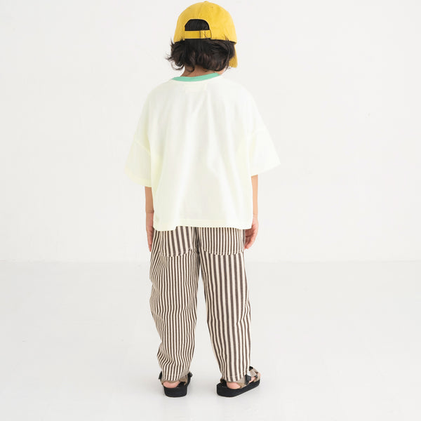 ami amie : パンダサーファーワイドTシャツ/241014