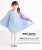 ami amie(OUTLET) : 袖シフォン長袖Aラインワンピース/241025