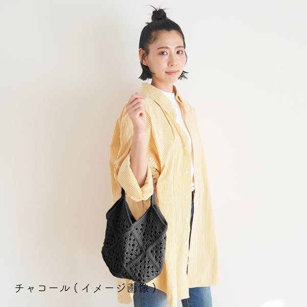 sawada itto：サワダイット-NATURAL COTTON SLIM-グラニースクエアバッグ