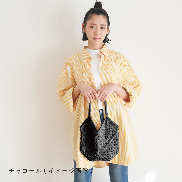 sawada itto：サワダイット-NATURAL COTTON SLIM-グラニースクエアバッグ