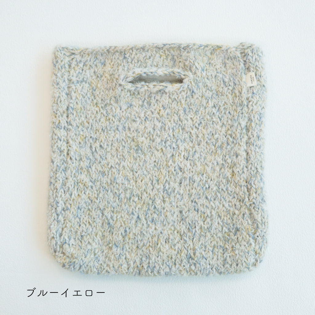 sawada itto：サワダイット-moln-メリヤス編みのミニバッグ