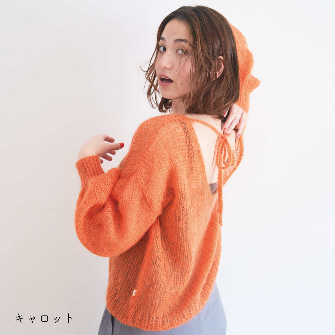 sawada itto：サワダイット-Liion-バックリボンセーター