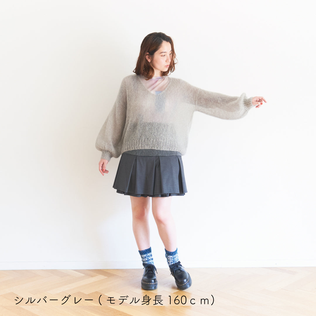 sawada itto：サワダイット-Liion-バックリボンセーター