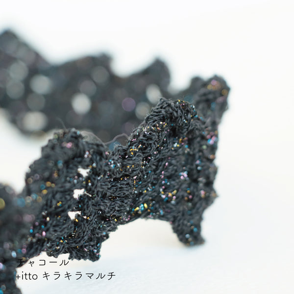 sawada itto：サワダイット-デジタル編み図2504yn-25-なみなみショルダーバッグ
