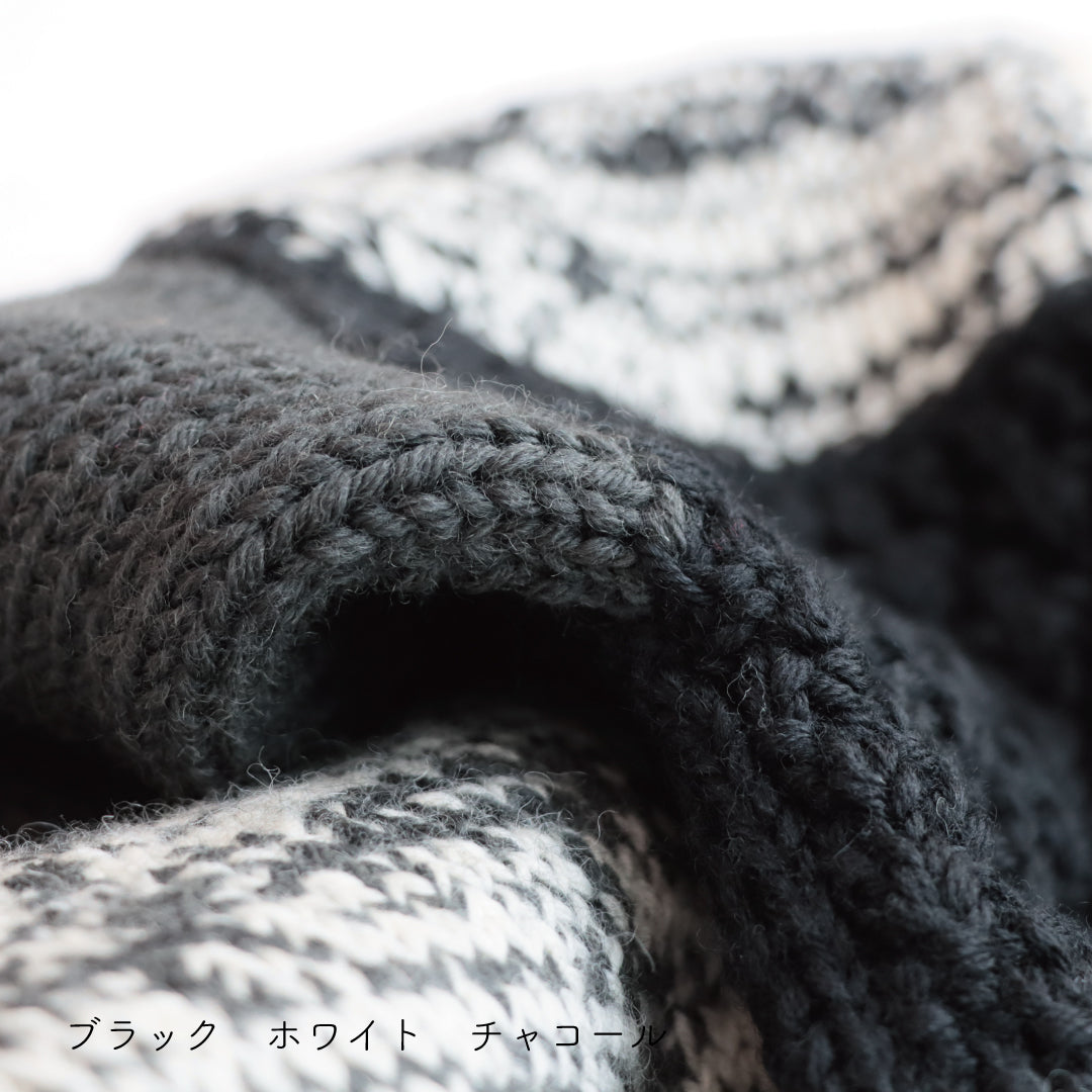 sawada itto：サワダイット-Amotto-ブロックチェックカーディガン