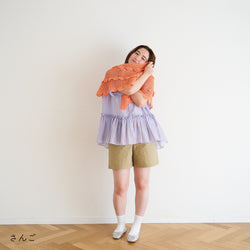 sawada itto：サワダイット-こねり-3wayショール