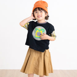 ami amie :タツノオトシゴワイドTシャツ/251011