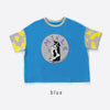 【キッズ＆ママサイズ】ami amie :ミルクぎゅ～っとワイドTシャツ/251013