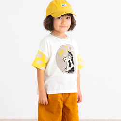 【キッズ＆ママサイズ】ami amie :ミルクぎゅ～っとワイドTシャツ/251013