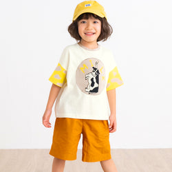 【キッズ＆ママサイズ】ami amie :ミルクぎゅ～っとワイドTシャツ/251013