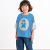 【キッズ＆ママサイズ】ami amie :デコポン犬ワイドTシャツ/251014