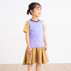 ami amie :ねこニット袖Tシャツ/251016