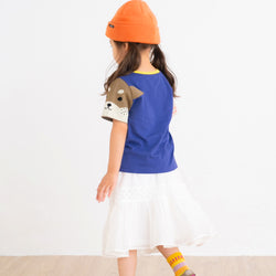 ami amie :柴犬ニット袖Tシャツ/251017