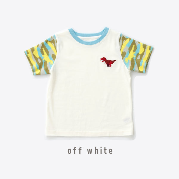 ami amie :迷彩ダイナソーTシャツ/251018