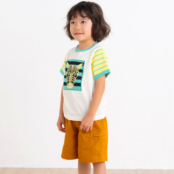 【キッズ＆ママサイズ】ami amie :しまうまボーダーTシャツ/251019