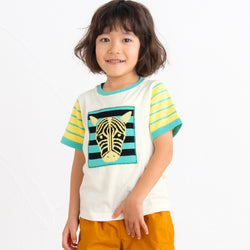 【キッズ＆ママサイズ】ami amie :しまうまボーダーTシャツ/251019