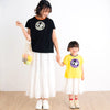 【キッズ＆ママサイズ】ami amie :うさパンダフレンチスリーブTシャツ/251021