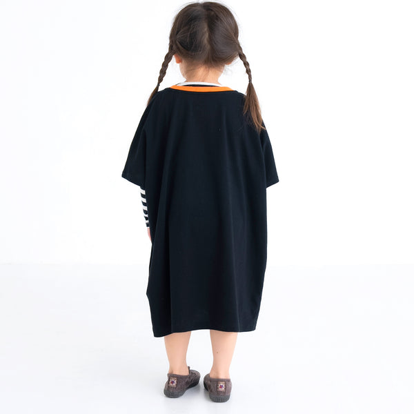 【キッズ＆ママサイズ】ami amie :うさパンダフレンチスリーブTシャツ/251021