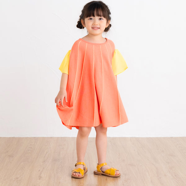 ami amie :シフォン袖Aラインワンピース/251024