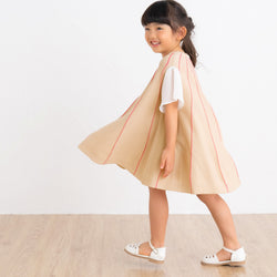 ami amie :シフォン袖Aラインワンピース/251024