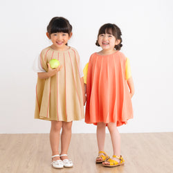 ami amie :シフォン袖Aラインワンピース/251024