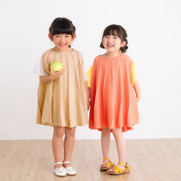 ami amie :シフォン袖Aラインワンピース/251024